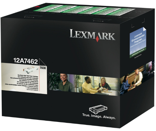 Lexmark 12A7462 High Yield Black Toner Cartridge