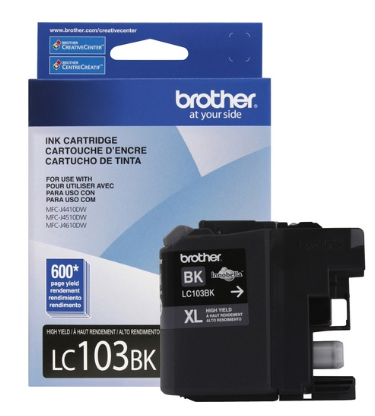 Brother LC103BK High Yield Black Ink Cartridge