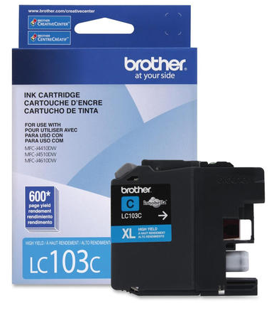 Brother LC103CS High Yield Cyan Ink Cartridge