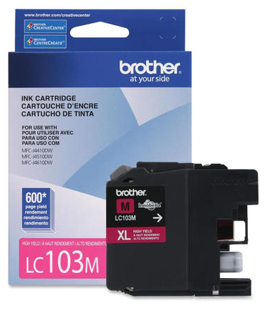 Brother LC103MS  High Yield Magenta Ink Cartridge