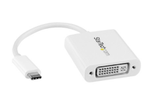USB-C to DVI Adapter - White
