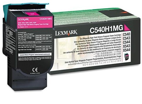 Lexmark C540H1MG Original Magenta Toner Cartridge High Yield