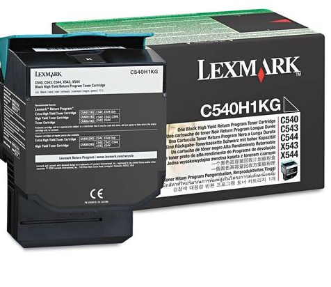 Lexmark C540H1KG  Original Black Toner Cartridge High Yield