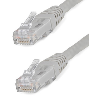 StarTech 20 Ft. CAT6 Ethernet Cable Molded -Grey (C6PATCH20GR)