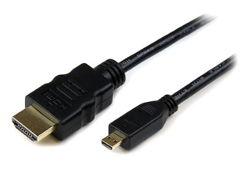 Micro HDMI to HDMI Cable 3Ft M/M