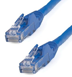 125 Ft. CAT6 Ethernet Cable Snaggles -Blue
