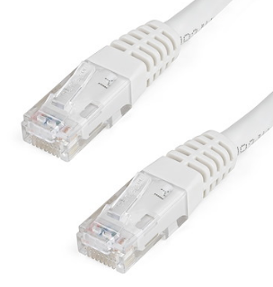 2 Ft. CAT6 Cable Molded -White