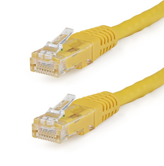StarTech 15 Ft. CAT6 Ethernet Cable Molded -Yellow (C6PATCH15YL)